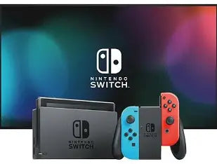 Nintendo Switch Console Blue/Red V2 in Box (Neat condition)