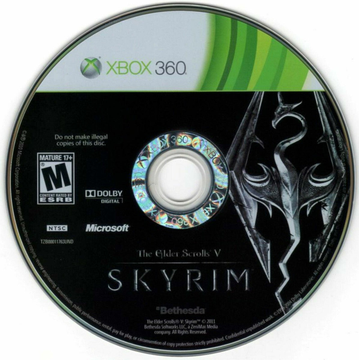 Skyrim Xbox 360 (Zonder Doosje)