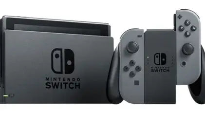 Nintendo Switch Console Gray V2 in Box (Good Condition)