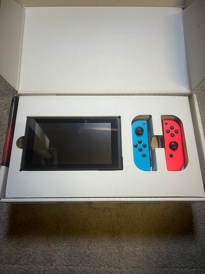 Nintendo Switch Console Blue/Red V1 in Box (Bargain Corner)